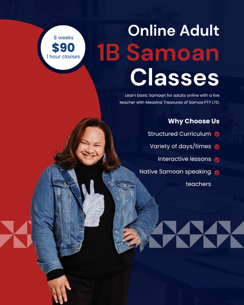 Adult Samoan Online Language Class 1B T4 2026