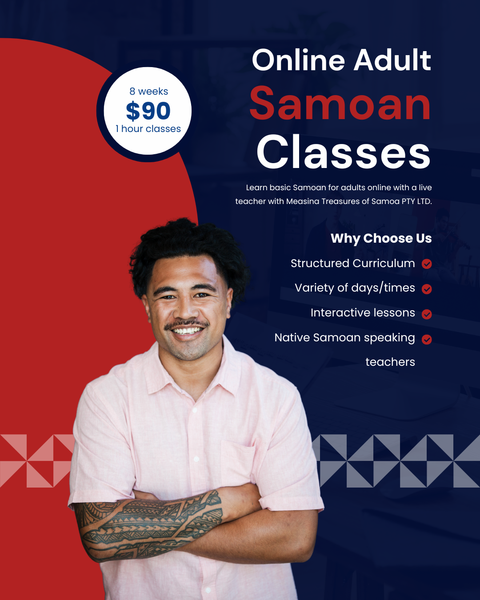 Adult Samoan Online Language Class 1A