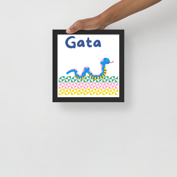 Gata Framed poster - Measina Treasures of Samoa