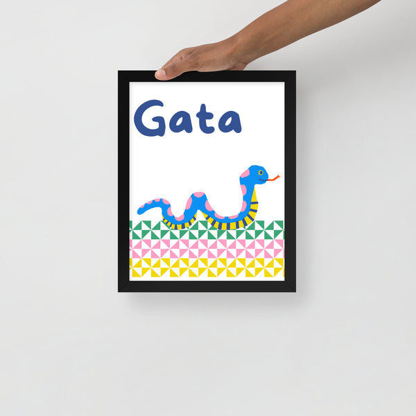 Gata Framed poster - Measina Treasures of Samoa