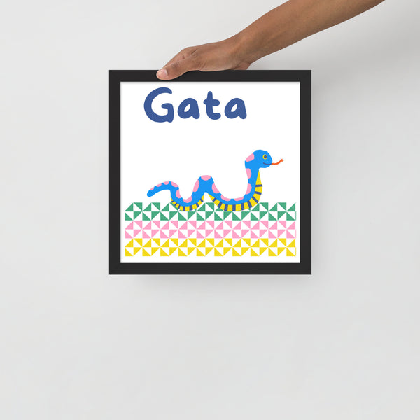 Gata Framed poster - Measina Treasures of Samoa