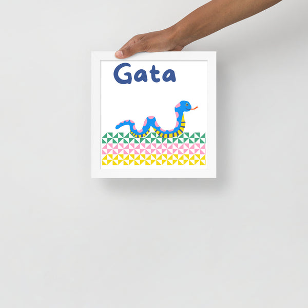 Gata Framed poster - Measina Treasures of Samoa
