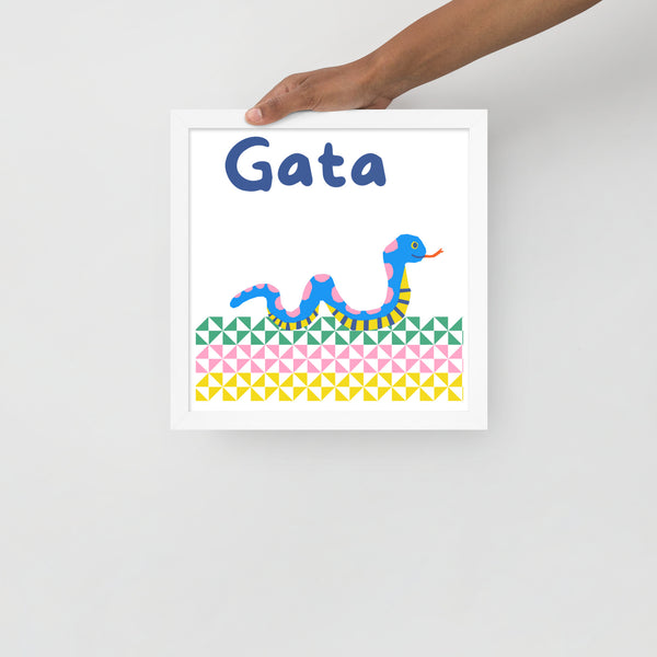 Gata Framed poster - Measina Treasures of Samoa