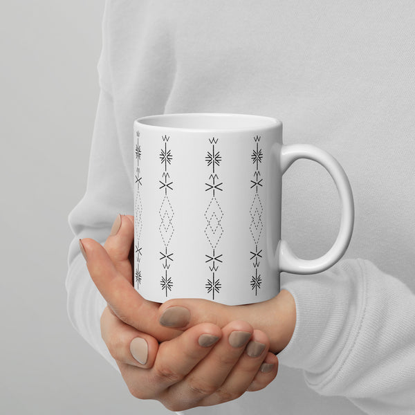 Mother and Child White glossy mug - Measina Treasures of Samoa