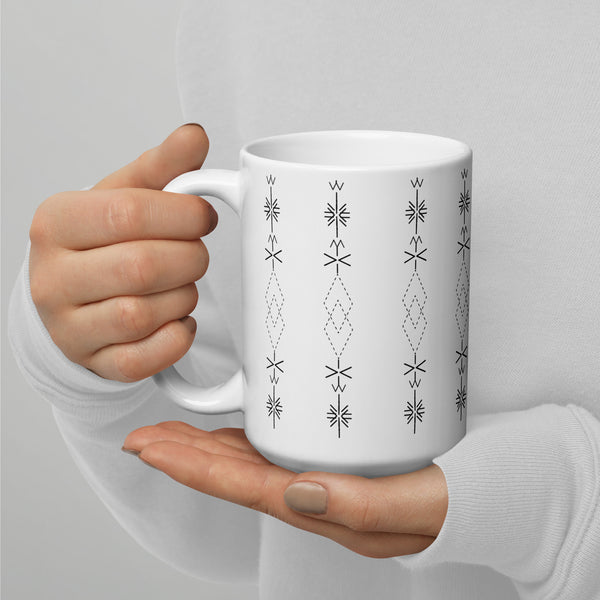 Mother and Child White glossy mug - Measina Treasures of Samoa