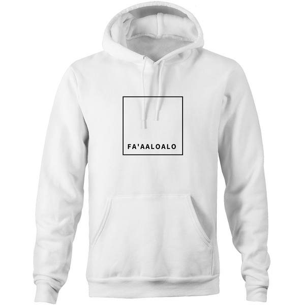 Fa'aaloalo AS Colour Stencil - Pocket Hoodie Sweatshirt - Measina Treasures of Samoa