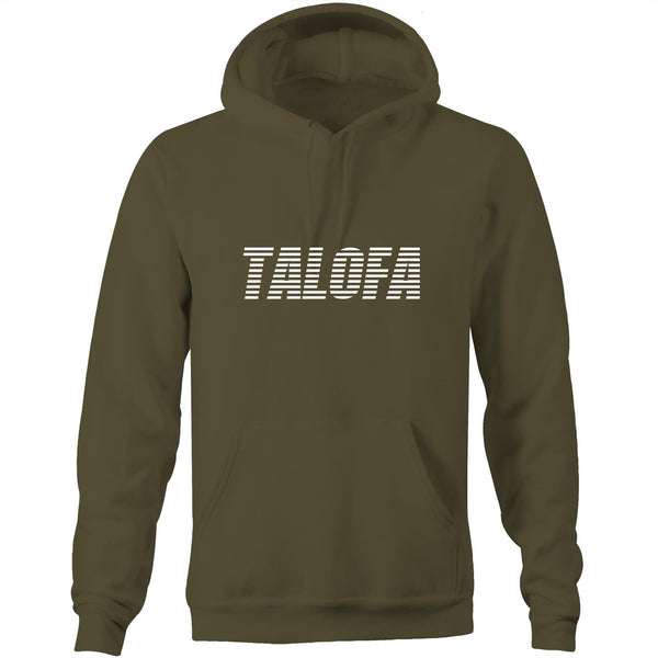 Talofa Pocket Hoodie Sweatshirt - Measina Treasures of Samoa
