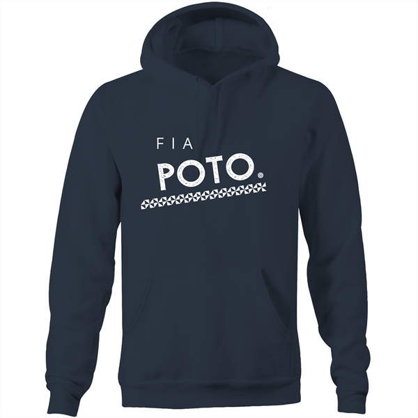 Fia Poto AS Colour Stencil - Pocket Hoodie Sweatshirt - Measina Treasures of Samoa