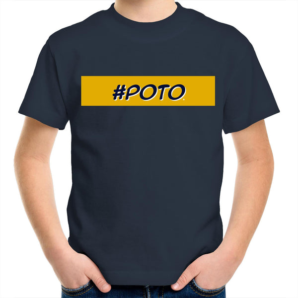 #Poto Smart Kids Youth Crew T-Shirt - Measina Treasures of Samoa