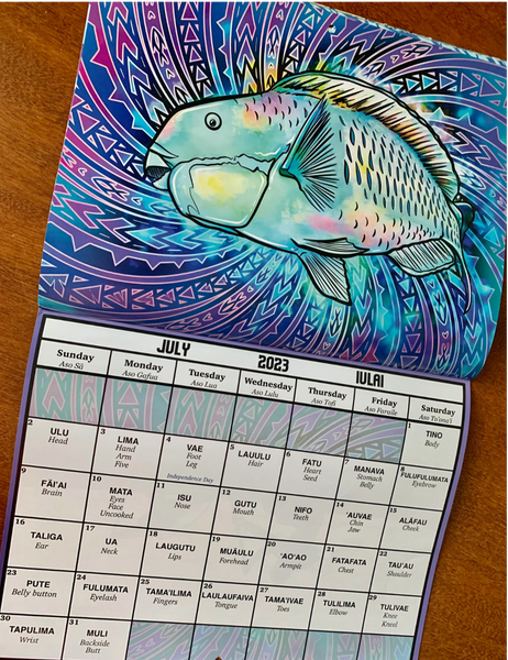 Samoan Lanuguage & Art Calendar 2023 Online Sale