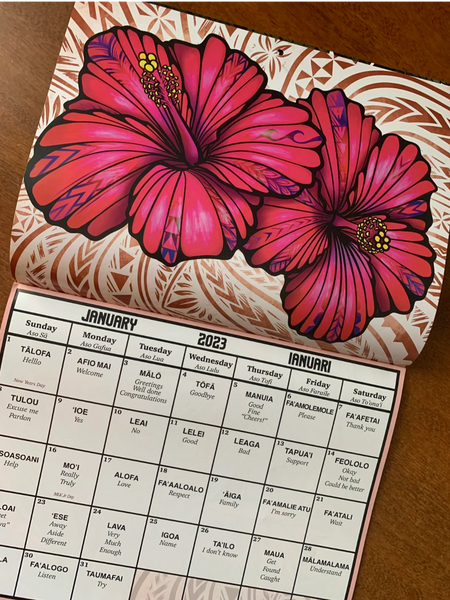 2023 Samoan Language & Art Calendar for sale online