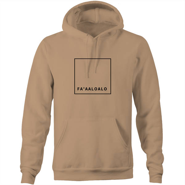 Fa'aaloalo AS Colour Stencil - Pocket Hoodie Sweatshirt - Measina Treasures of Samoa