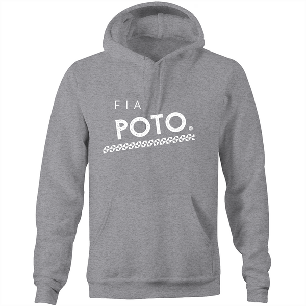 Fia Poto AS Colour Stencil - Pocket Hoodie Sweatshirt - Measina Treasures of Samoa