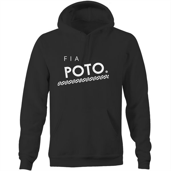 Fia Poto AS Colour Stencil - Pocket Hoodie Sweatshirt - Measina Treasures of Samoa