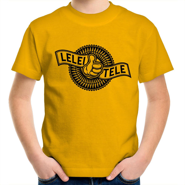 Lelei Tele AS Colour Kids Youth Crew T-Shirt - Measina Treasures of Samoa