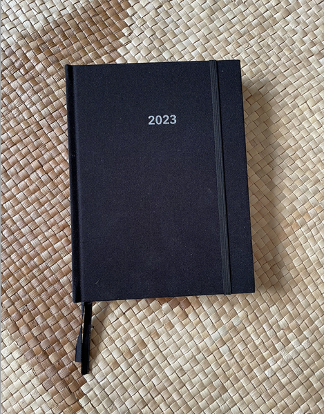 BLACK KOKO & KI -LINEN DIARY 2023 - Measina Treasures of Samoa
