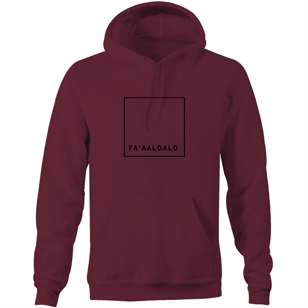Fa'aaloalo AS Colour Stencil - Pocket Hoodie Sweatshirt - Measina Treasures of Samoa
