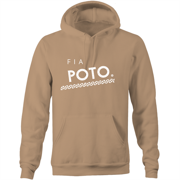 Fia Poto AS Colour Stencil - Pocket Hoodie Sweatshirt - Measina Treasures of Samoa