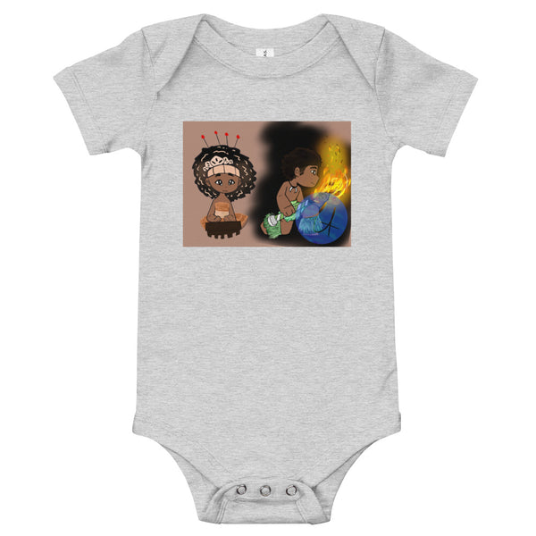 Ese Anime Baby short sleeve one piece - Measina Treasures of Samoa