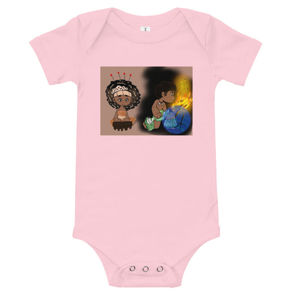 Ese Anime Baby short sleeve one piece - Measina Treasures of Samoa