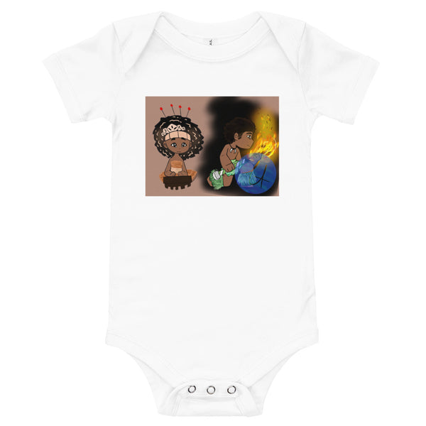 Ese Anime Baby short sleeve one piece - Measina Treasures of Samoa