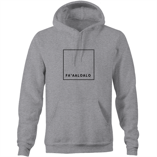 Fa'aaloalo AS Colour Stencil - Pocket Hoodie Sweatshirt - Measina Treasures of Samoa