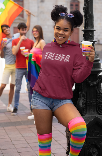 Talofa Pocket Hoodie Sweatshirt - Measina Treasures of Samoa